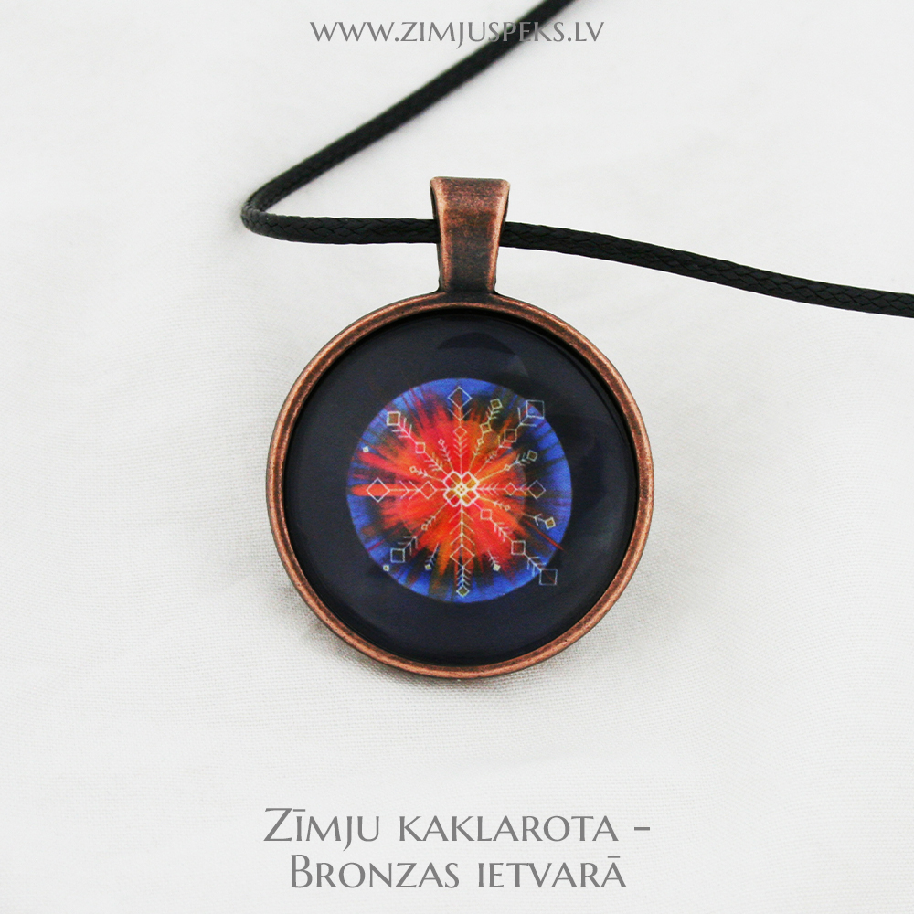 Spēka zīmju mazais amulets - "Zelta saule" - Image 5