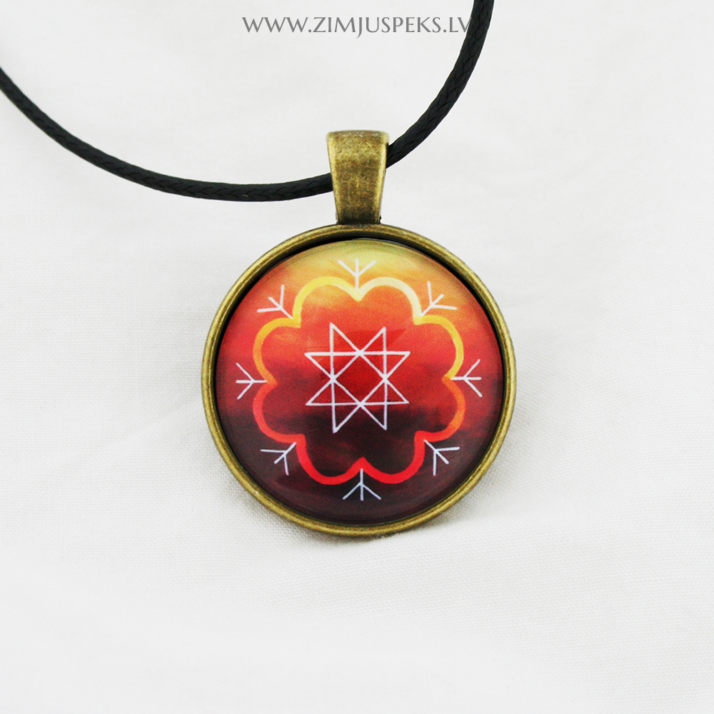 Spēka zīmju mazais amulets - "Labai dzīvei"