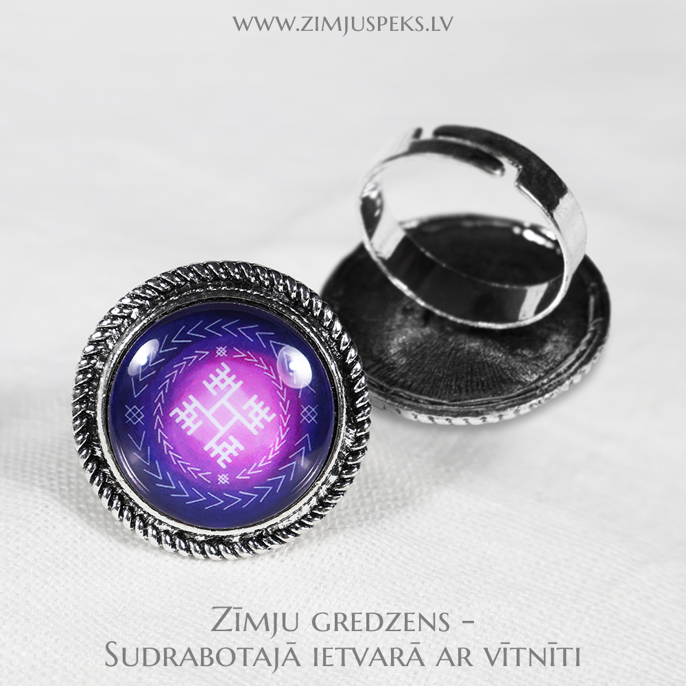 Spēka zīmju gredzens - "Laimas zvaigzne"