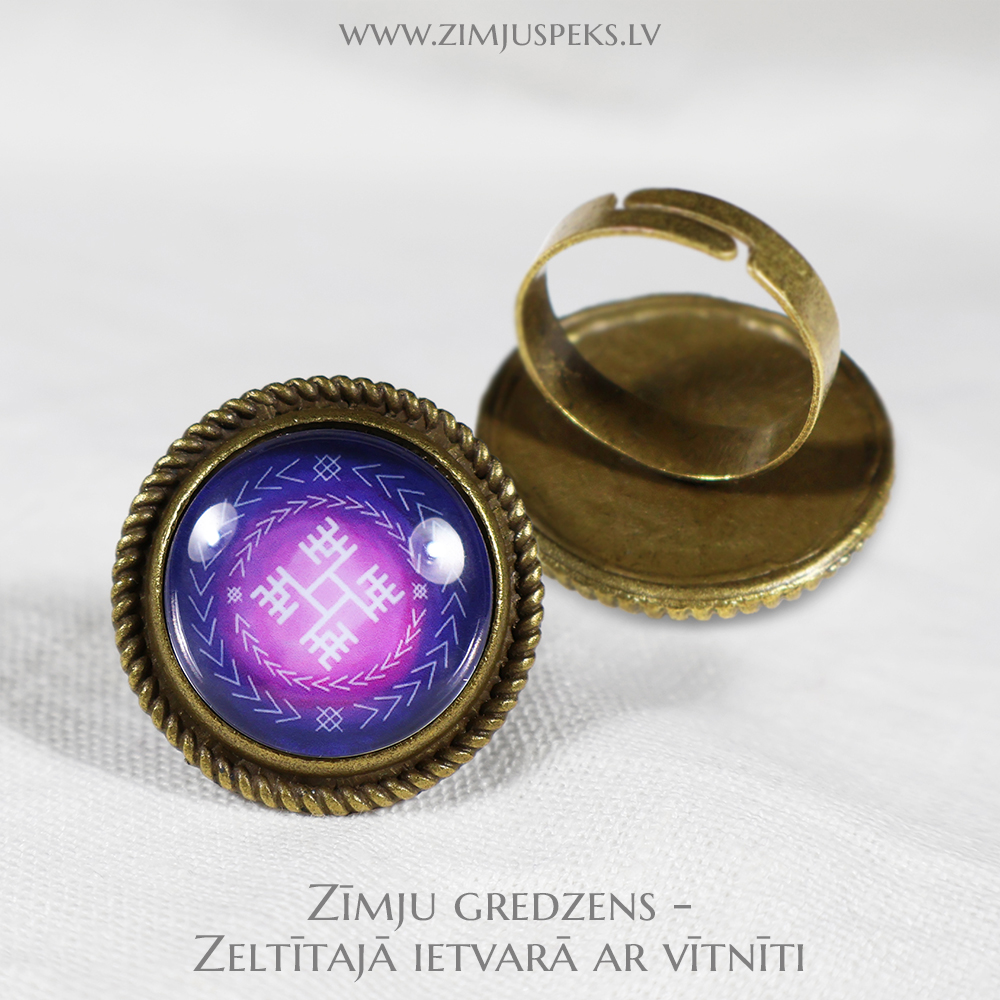 Spēka zīmju gredzens - "Laimas zvaigzne" - Image 2