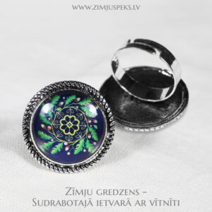 Spēka zīmju gredzens - "Saule ozolā"