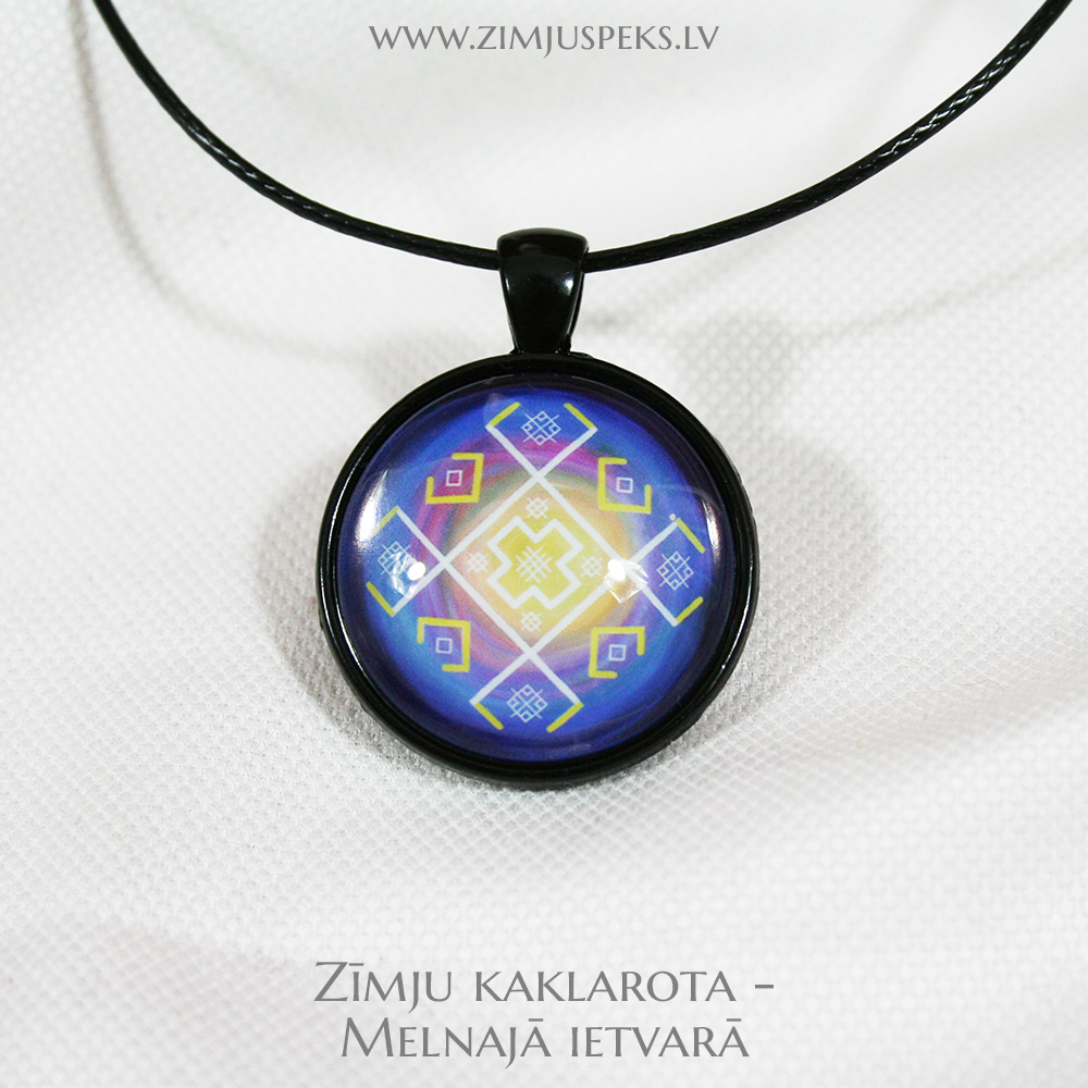 Spēka zīmju mazais amulets - "Mēness krusts" - Image 3