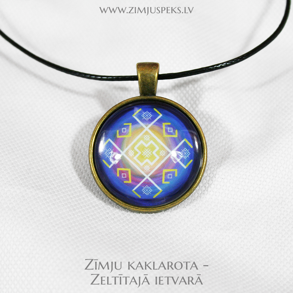 Spēka zīmju mazais amulets - "Mēness krusts" - Image 4