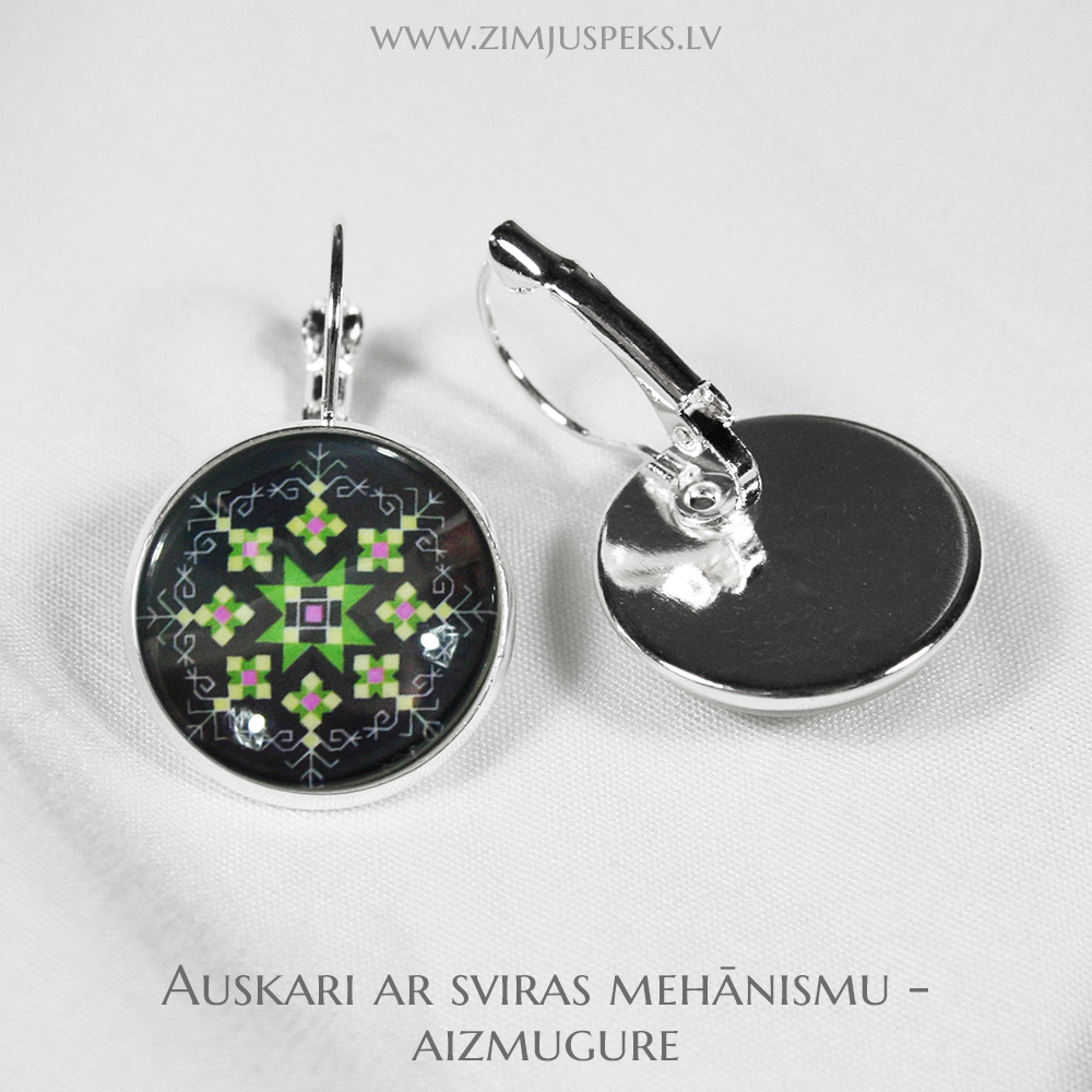 Spēka zīmju auskari - "Rīta zvaigzne sargātāja" - Image 4